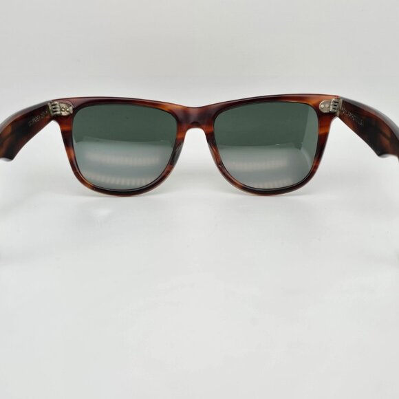Ray-Ban B&L L1725 Wayfarer II Mock Tortoise Frame G-15 Green Lens Sunglasses 54 main image 13
